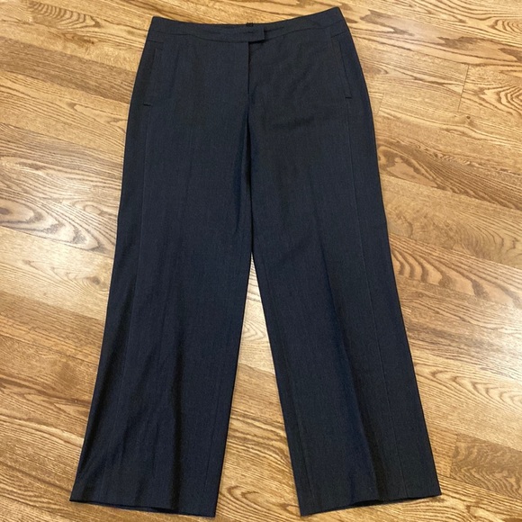 Womens Escada trouser workwear dark academia straight leg pant black - Picture 1 of 9